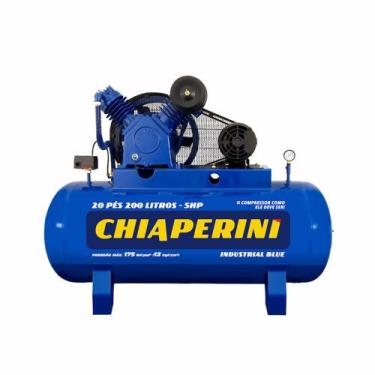COMPRESSOR CHIAPERINI BLUE 20PES 200LT 5HP TRIF 220/380V - PC